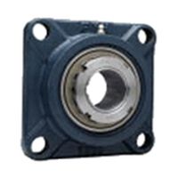 FYH 日本ピローブロック UKF311C 角フランジ形ユニット テーパ穴・鋳鉄カバー付き(貫通形)