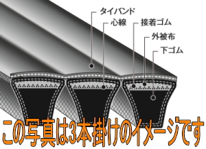 Amazon.co.jp: バンドー(Bando) パワースクラム 4本掛けタイプ 4