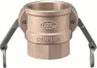 小澤物産 レバーカップリング OZ-D-BR-11/4 (32A) メスネジ型カプラー ブロンズ 【当商品のご購入は別途送料1,728円が必ず掛かります】