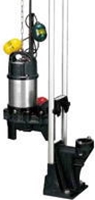 ツルミポンプ (鶴見製作所) 50PUW2.4 水中ハイスピンポンプ(バンクスシリーズ) 汚物用 自動交互形 0.4kw 三相200V 50Hz