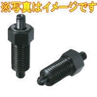 イマオコーポレーション NDX8N-SUS インデックスプランジャー ノブ無し SUS製 ノーズ焼入有り シングルナット