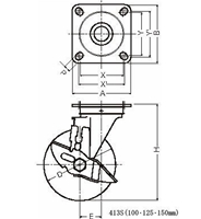 n}[LX^[ 413S-RDB125 S Xgbp[t