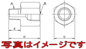 大阪ジャッキ製作所 FB08M12F ブッシング
