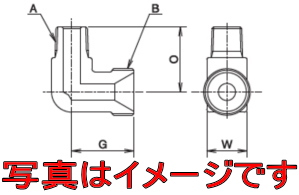 大阪ジャッキ製作所 WE12M10P エルボ（溶接継手）